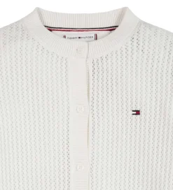 Cardigan - Strikket - Crochet - Ancient White|Tommy Hilfiger Discount