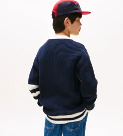 Cardigan - Strik - Varsity Graphic - Dark Night N|Tommy Hilfiger