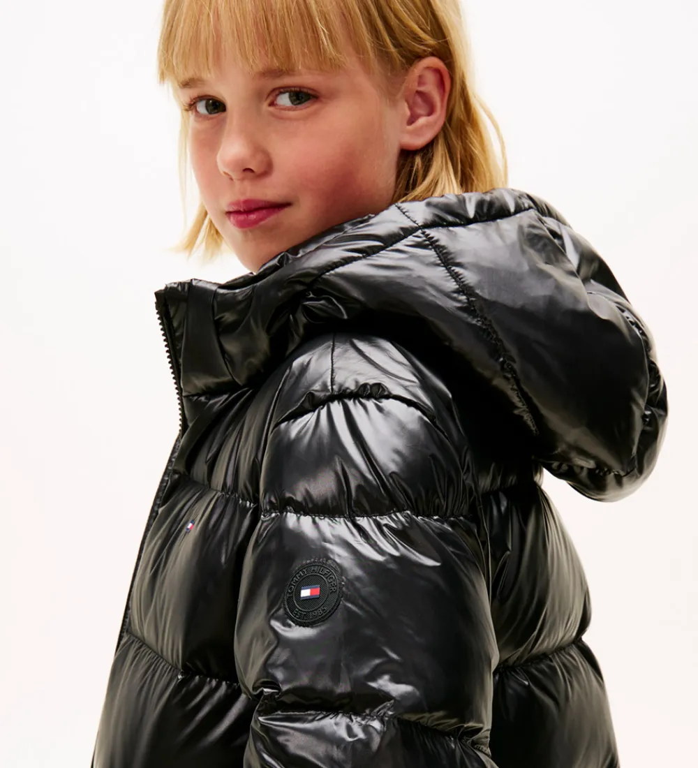 Dunjakke - Essential Down - Sort|Tommy Hilfiger Clearance