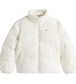 Dynejakke - Flag - Ivory Silk|Tommy Hilfiger Online