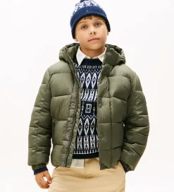 Dynejakke - Matt and Shine - Pewter Green|Tommy Hilfiger Sale