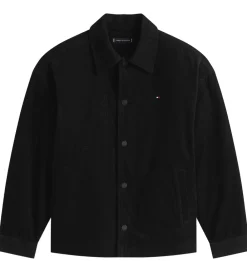 Fløjlsjakke - Overshirt - Sort|Tommy Hilfiger Sale