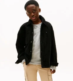 Fløjlsjakke - Overshirt - Sort|Tommy Hilfiger Sale