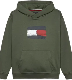 Hættetrøje - Flag - Pewter Green|Tommy Hilfiger Sale