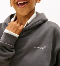 Hættetrøje - Washed Black|Tommy Hilfiger Clearance