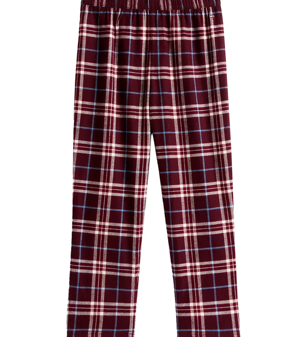 Nattøj - Straight - Tartan Reiker Burgundyred|Tommy Hilfiger Hot
