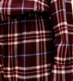 Nattøj - Straight - Tartan Reiker Burgundyred|Tommy Hilfiger Hot