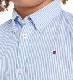 Skjorte - Flex Ithaca - Copenhagen Blue/White|Tommy Hilfiger Clearance