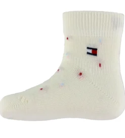 Strømper - 2-pak - Rosa/Hvid m. Print|Tommy Hilfiger Outlet