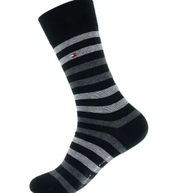 Strømper - 3-pak - Sort m. Grå|Tommy Hilfiger Best