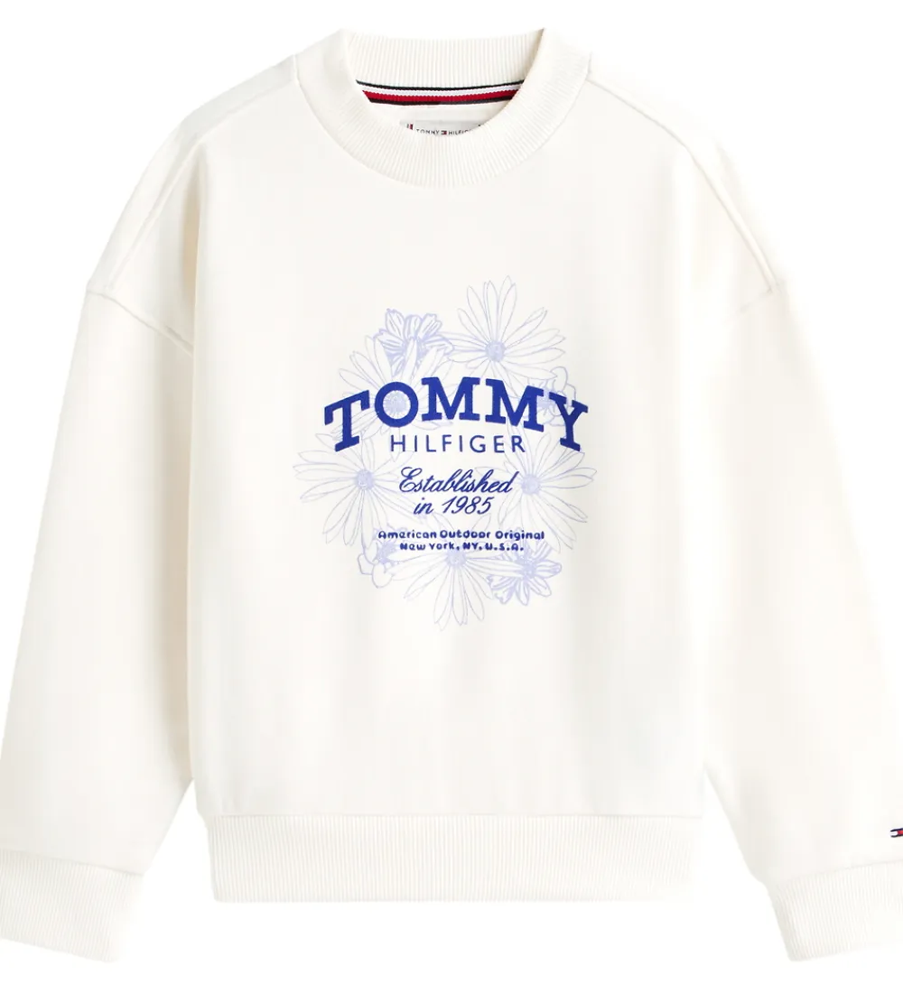 Sweatshirt - Crew - Ancient White|Tommy Hilfiger