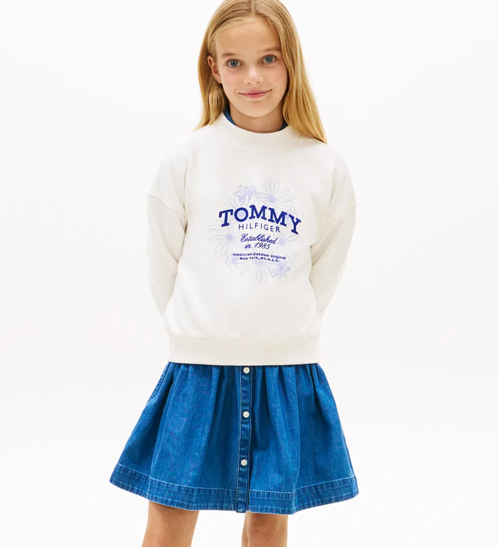 Sweatshirt - Crew - Ancient White|Tommy Hilfiger