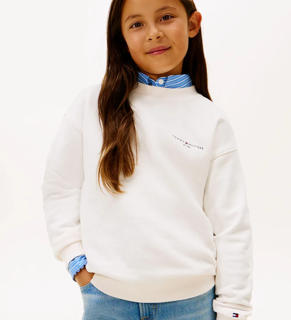Sweatshirt - Mini Corp - Ancient Whitewhite|Tommy Hilfiger Discount
