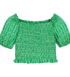 Top - Printed Smock - Radiant Green|Tommy Hilfiger Discount