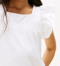 Top - Ruffle - Hvid|Tommy Hilfiger New