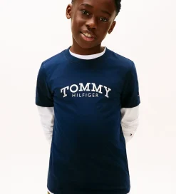 T-shirt - Monotype - Dark Night Navy|Tommy Hilfiger Discount