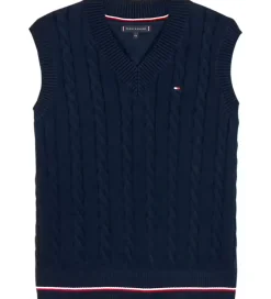 Vest - Strik - Dark Night Navy|Tommy Hilfiger Discount