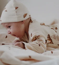 Gaveæske - Bukser m. Fødder/Hue/Body l/æ - Rib - Croissan|VACVAC New