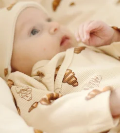 Gaveæske - Bukser m. Fødder/Hue/Body l/æ - Rib - Croissan|VACVAC New