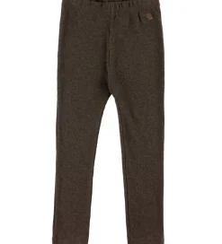 Leggings - Carlet - Rib - Dark Brown Melange|VACVAC New