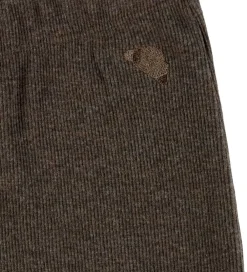 Leggings - Carlet - Rib - Dark Brown Melange|VACVAC New