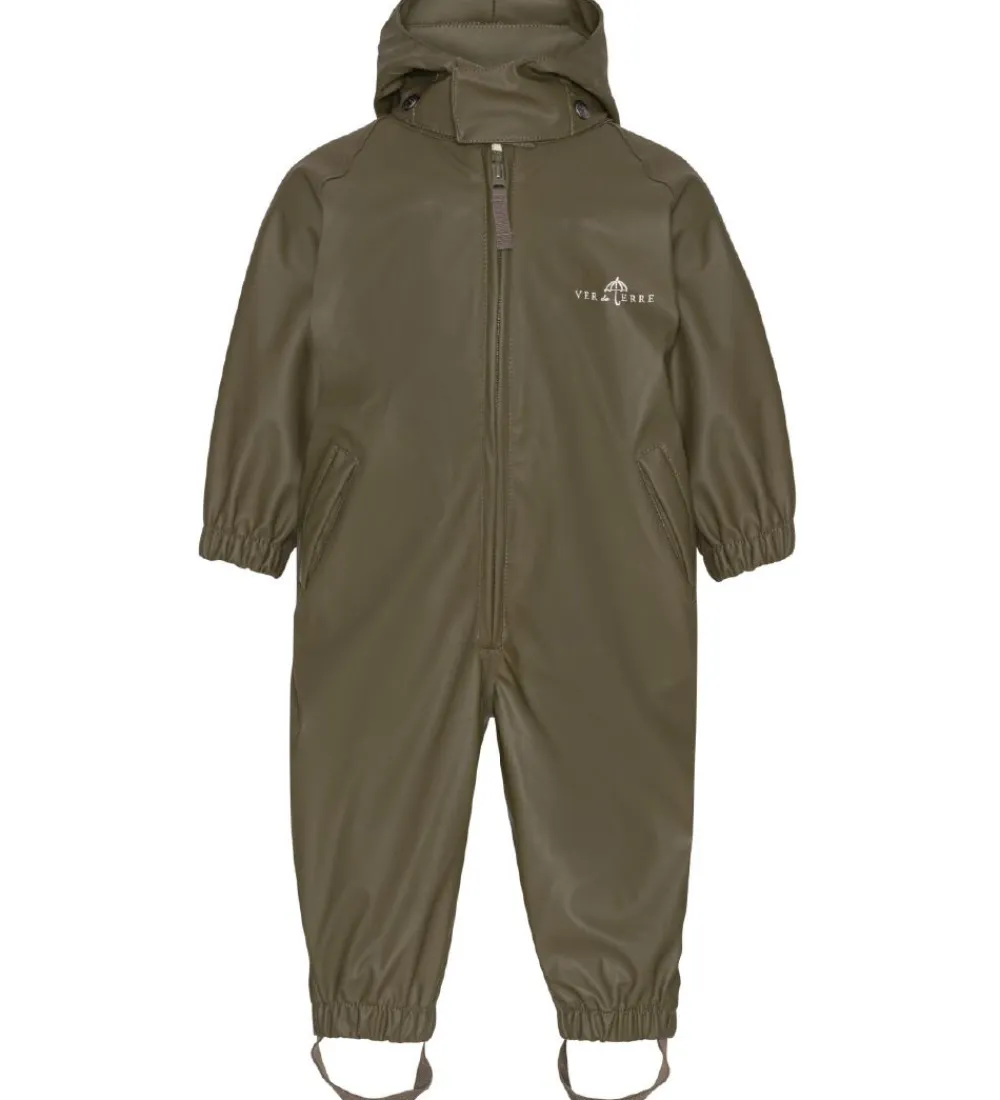 Regndragt - PU - Dark Moss|Ver de Terre