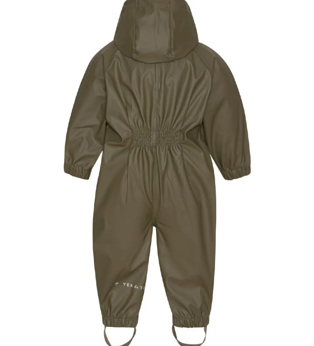 Regndragt - PU - Dark Moss|Ver de Terre