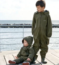 Regndragt - PU - Dark Moss|Ver de Terre