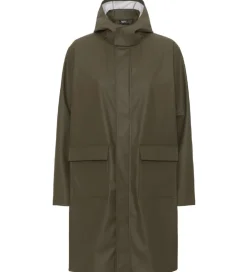 Regnfrakke - PU - Dark Moss|Ver de Terre New