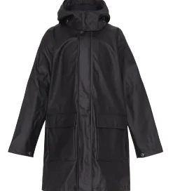 Regnjakke - PU - Sort|Ver de Terre Online