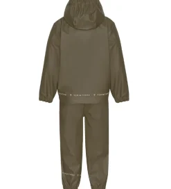 Regntøj m. Seler - PU - Dark Moss|Ver de Terre Discount