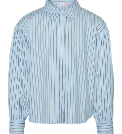 Skjorte - VmPinnys - Airy Blue/New Pinny|Vero Moda Girl Discount