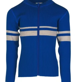 Cardigan - Uld - Rib - Twilight Blue|Voksi Clearance