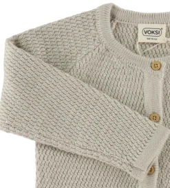 Cardigan - Uld - Seashell Sand|Voksi Sale