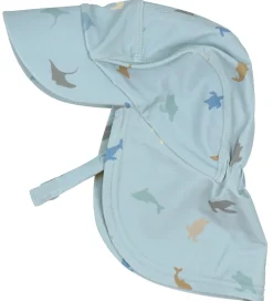 Badehat - Tonga - UV40+ - Soft Blue Sea Life|Wheat Best