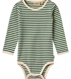 Body l/æ - Rib - Berti - Green Stripe|Wheat Clearance