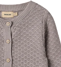 Cardigan - Strik - Magnella - Dusty Purple|Wheat New