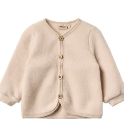 Cardigan - Uldfleece - Kari - Pale Lilac|Wheat Discount