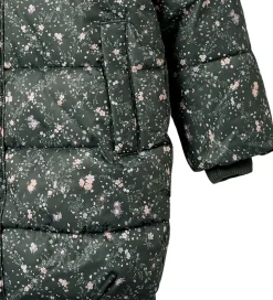 Dynejakke - Yrsa - Forest Lake Checked Flowers|Wheat Sale