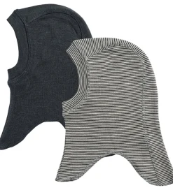 Elefanthue - Uld - 2-Pak - Felix - 1-lags - Navy Stripe|Wheat Hot