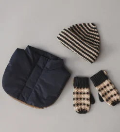 Halsedisse m. Fleece - Rivo - Ink|Wheat Outlet