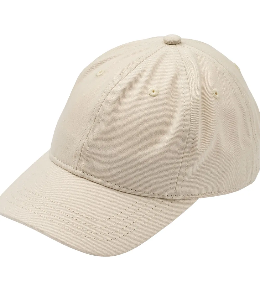 Kasket - Cecil - Sandshell m. Blomster|Wheat