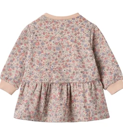 Kjole - Sweat - Zenia - Rose Dust Flowers|Wheat Sale