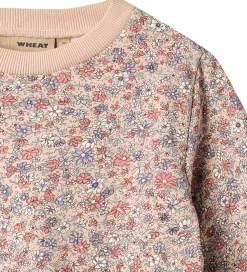 Kjole - Sweat - Zenia - Rose Dust Flowers|Wheat Online