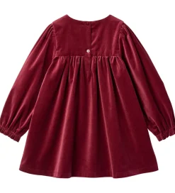 Kjole - Velour - Elvira - Ruby Red|Wheat Discount