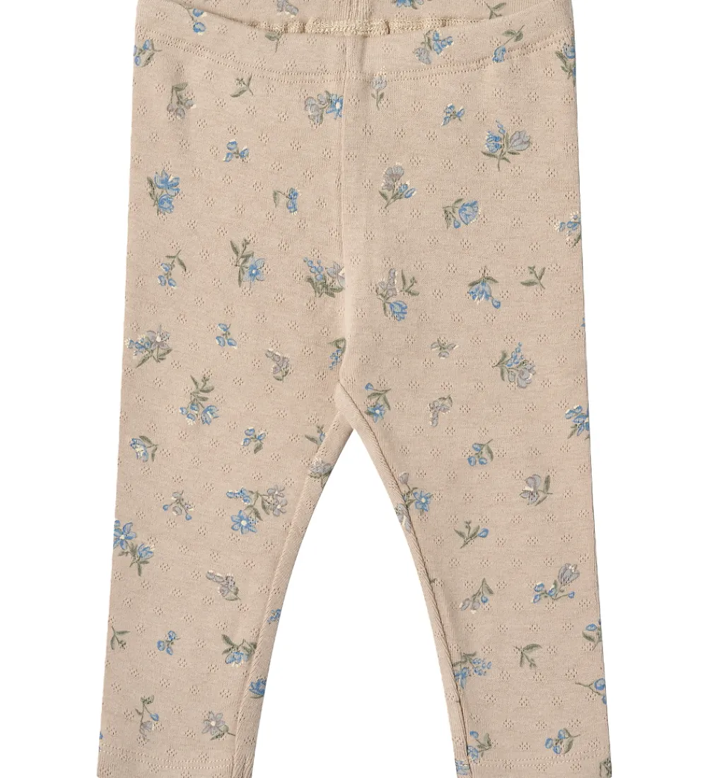 Leggings - Jules - Warm Sand Flowers|Wheat Best