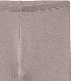 Leggings - Rib - Bomuld/Modal - Maddy - Dusty Purple|Wheat