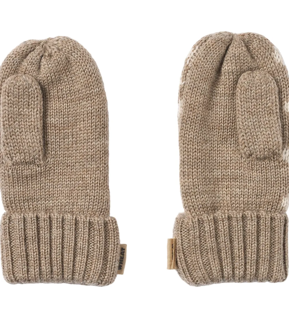 Luffer - Uld - Jacquard - Towsi - Grey Camel Melange m. Sn|Wheat Sale