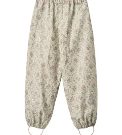 Regnbukser - PU - Olo - Slightly Green Flowers|Wheat