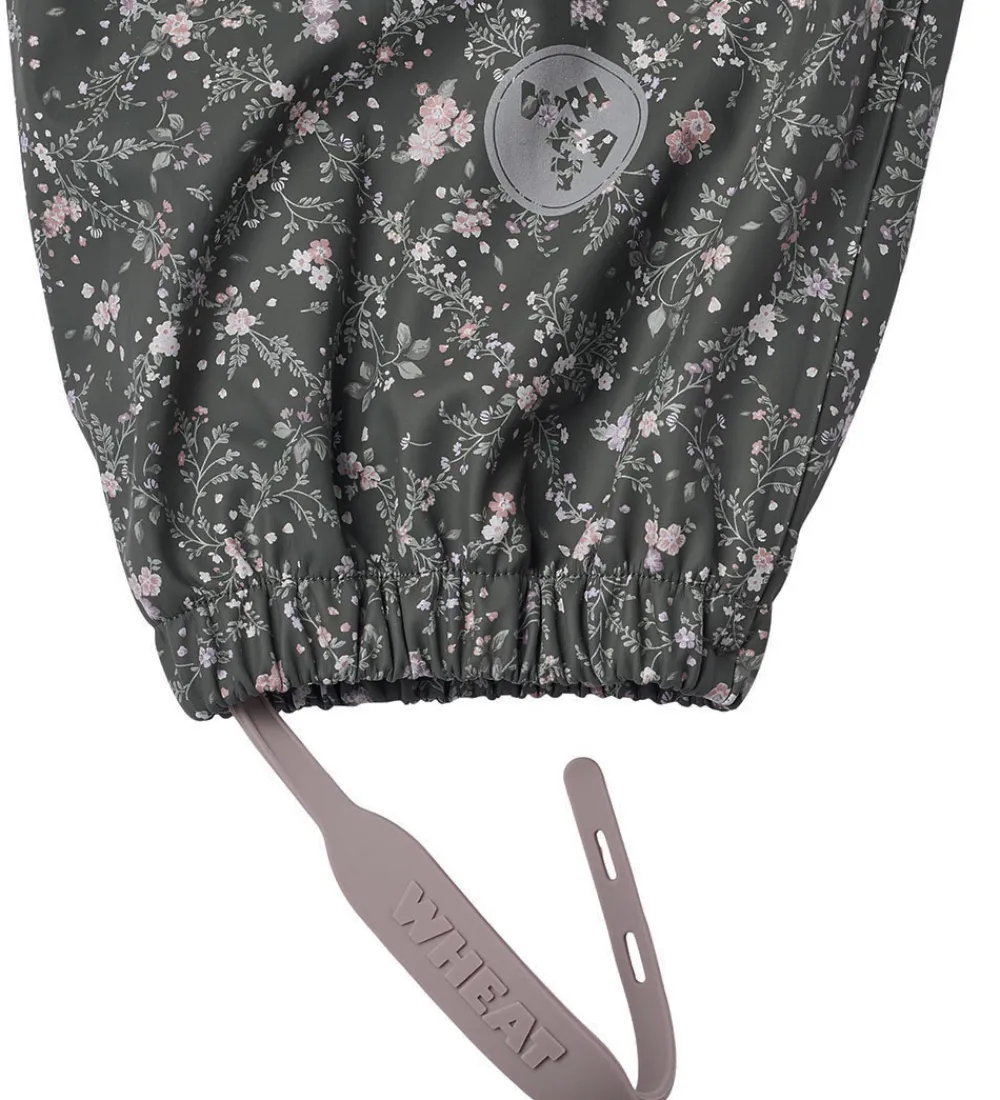 Regnbukser - PU - Olo - Forest Lake Checked Flowers|Wheat Hot